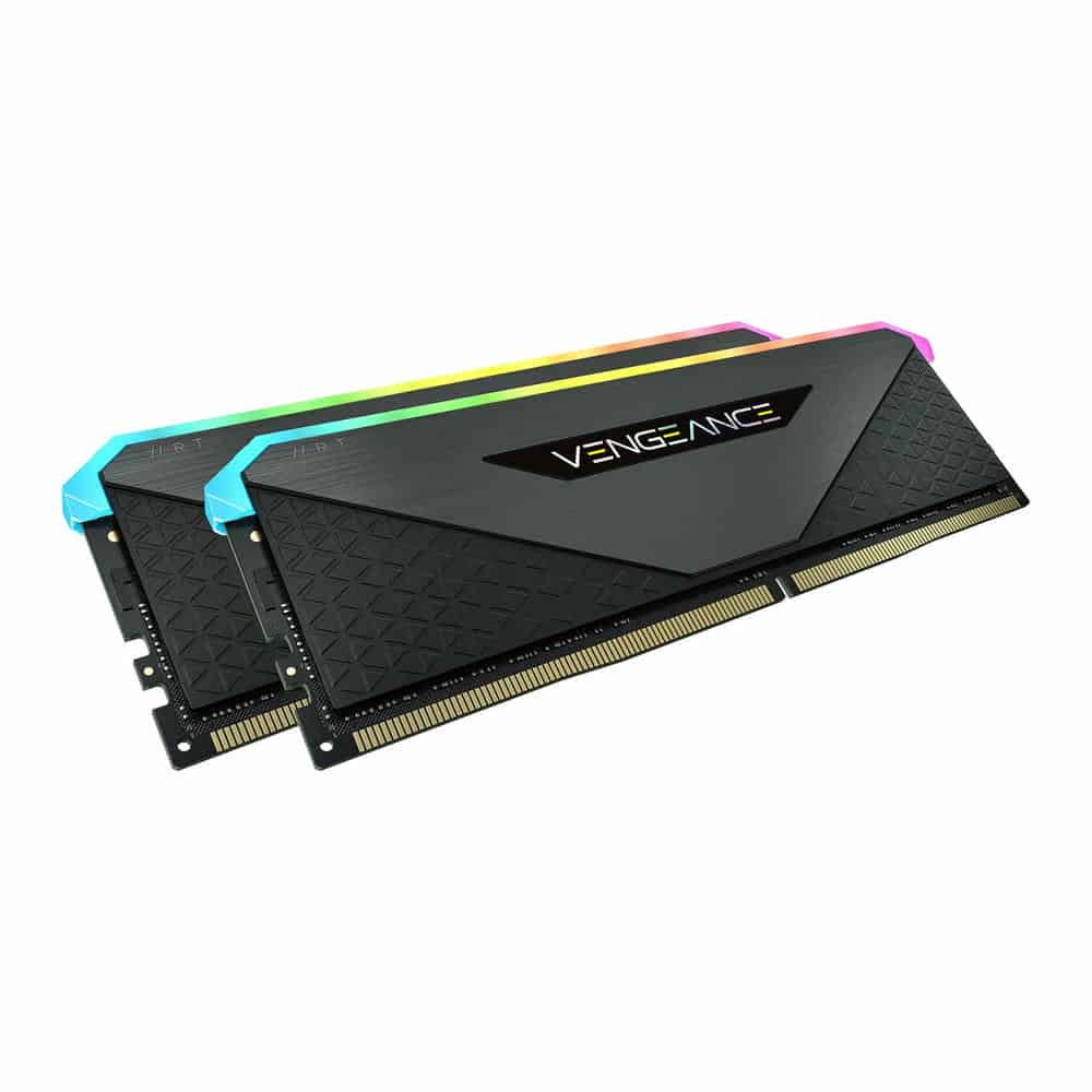 (image for) Corsair Vengeance RGB RT Gunmetal 16GB 3200MHz DDR4 Memory Kit